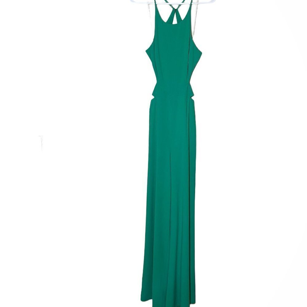 Halston Heritage Women Wide Leg Jumpsuit Size 10 ! - Picture 4 of 10